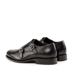 Black Albert Double Monk Shoe